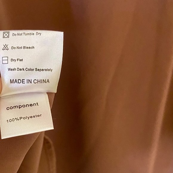 Unixseque Women's Casual Chiffon V Neck 3/4 Sleeve Business Tops Loose Work Blou - Picture 5 of 6